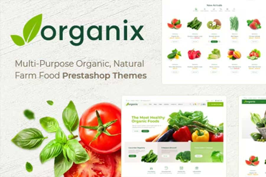 THEMES ORGANIX RESPONSIVE PRESTASHOP 1.7